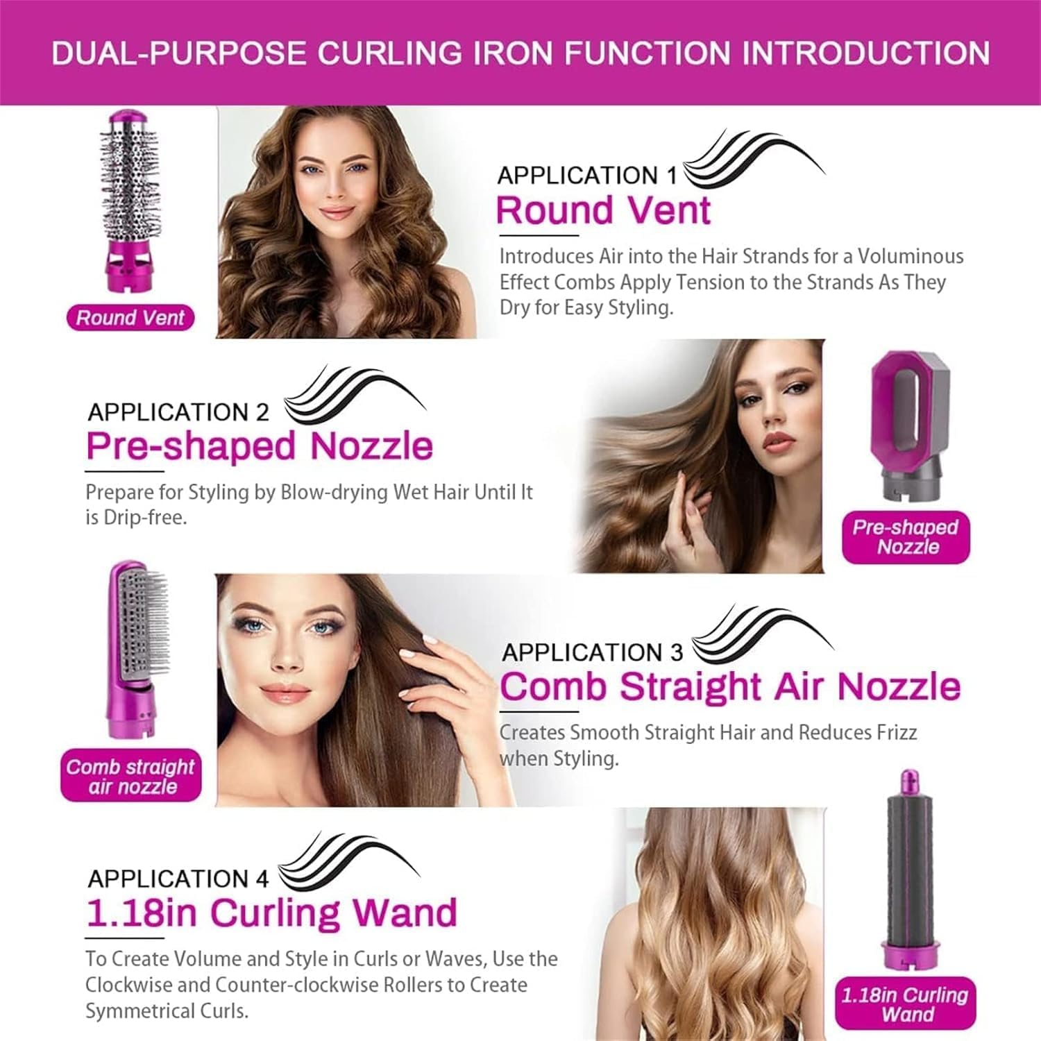 Hot Hair Brush 5 in 1® – فرشاة الشعر الساخنة 5 في 1